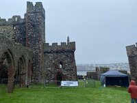 Isle of Man Peel Castle Sleepover for Breast Cancer Now 