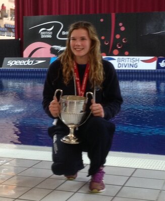 Thomas Miller Investment sponsored diver wins her first senior national diving title
